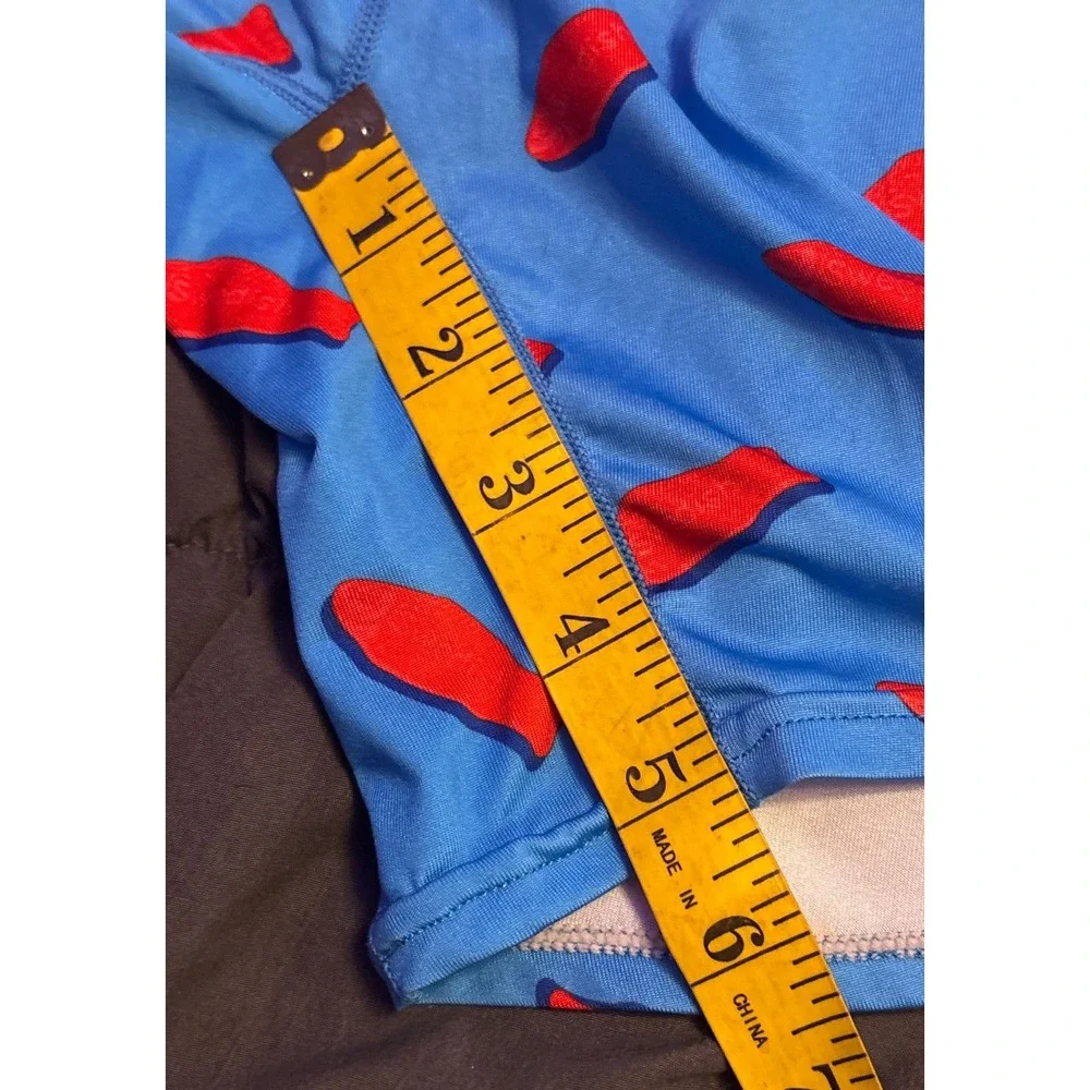 NEW ODD Men's Swedish Fish Boxer Briefs Blue Red Size M